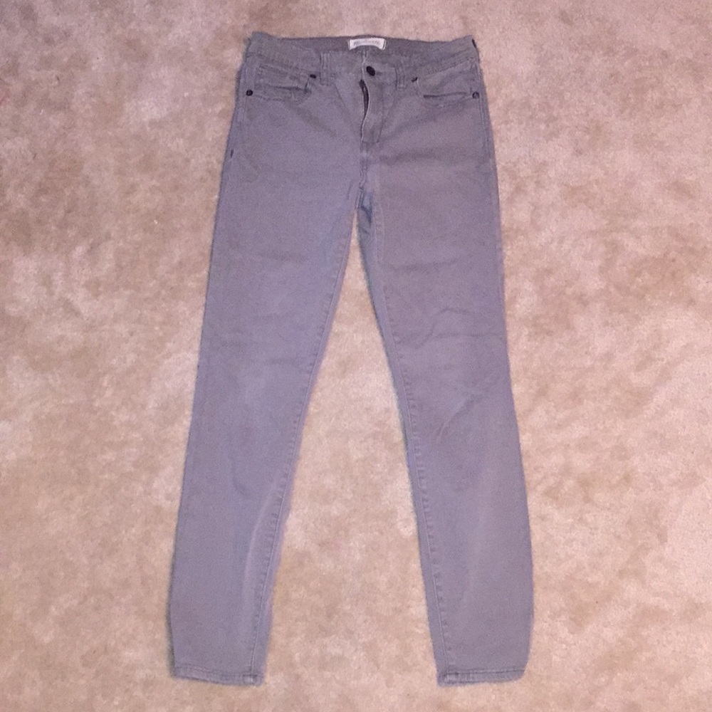 Madewell Olive Green High Rise Skinny Jean Size 29
